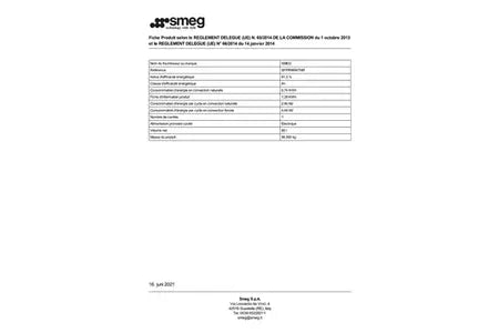 Four encastrable Smeg SFPR9604TNR Largeur 90cm