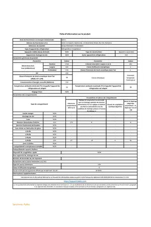 Réfrigérateur congélateur en bas Beko RCSA270K40WN - Blanc
