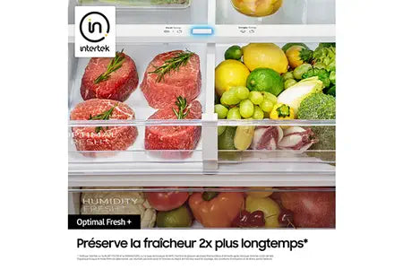 Réfrigérateur congélateur en bas Samsung RB38C776CS9