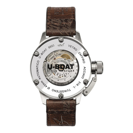 U-BOAT  Classico Tungsteno Noir - 42mm - Automatique - 8893