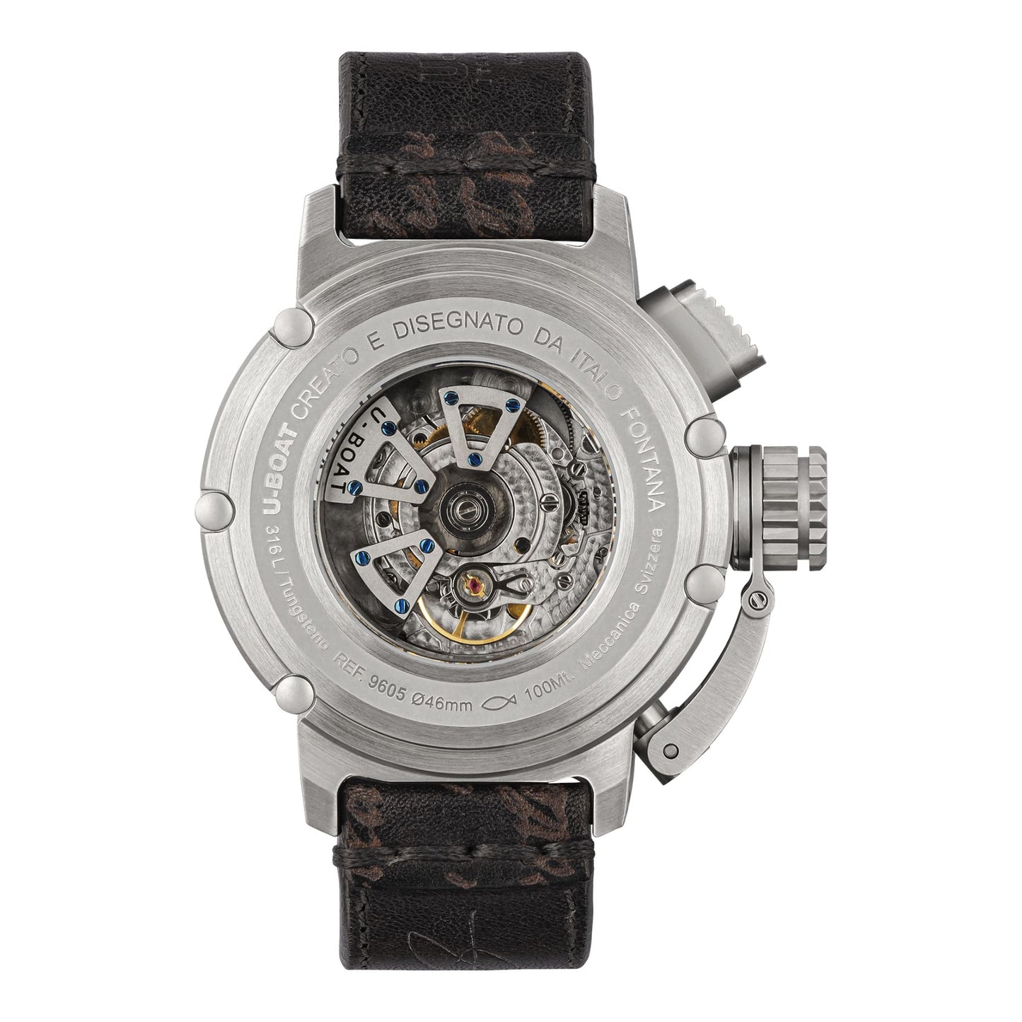 U-BOAT  Chimera SS Nero - 46 mm - Automatique - 9605