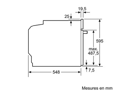 Four encastrable Neff B6ACH7AN3F