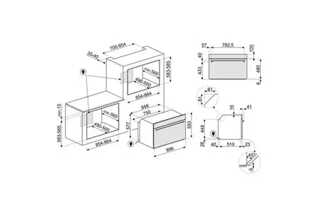 Four encastrable Smeg sfp9302tn