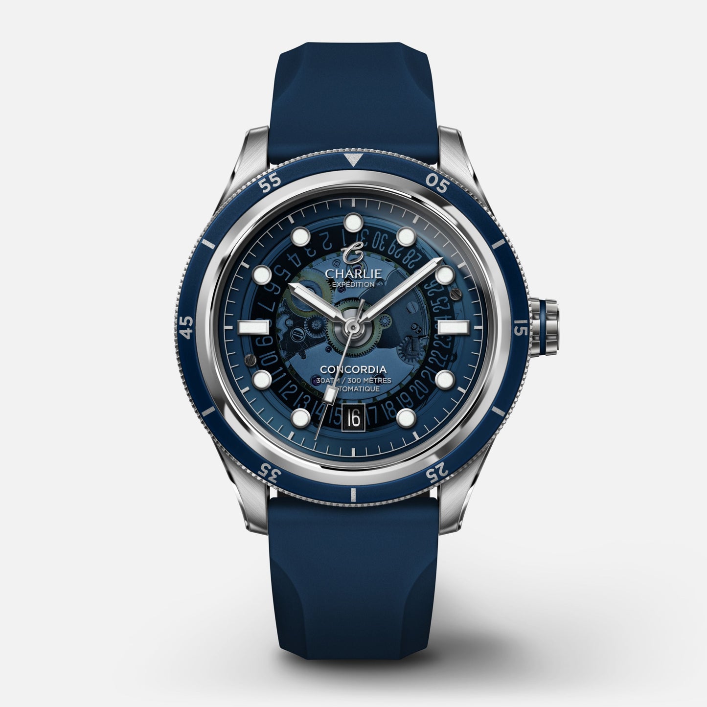 CONCORDIA - Saphir - Bleu Antarctique