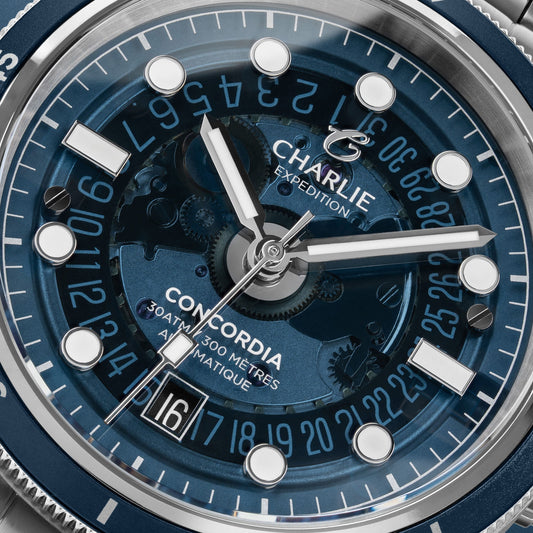 CONCORDIA - Saphir - Bleu Antarctique