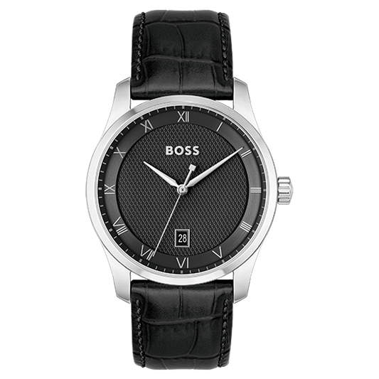 Montre BOSS Homme Business en Cuir Noir 1514122