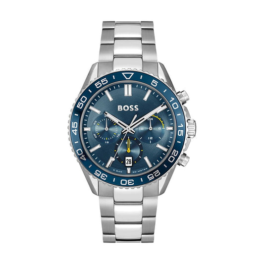 Montre BOSS Homme Runner Chronographe en Acier 1514143