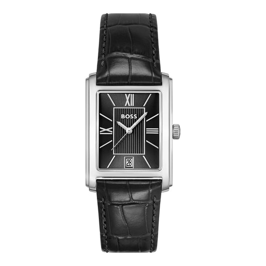 Montre BOSS Homme Principle Dress en Cuir Noir 1514277