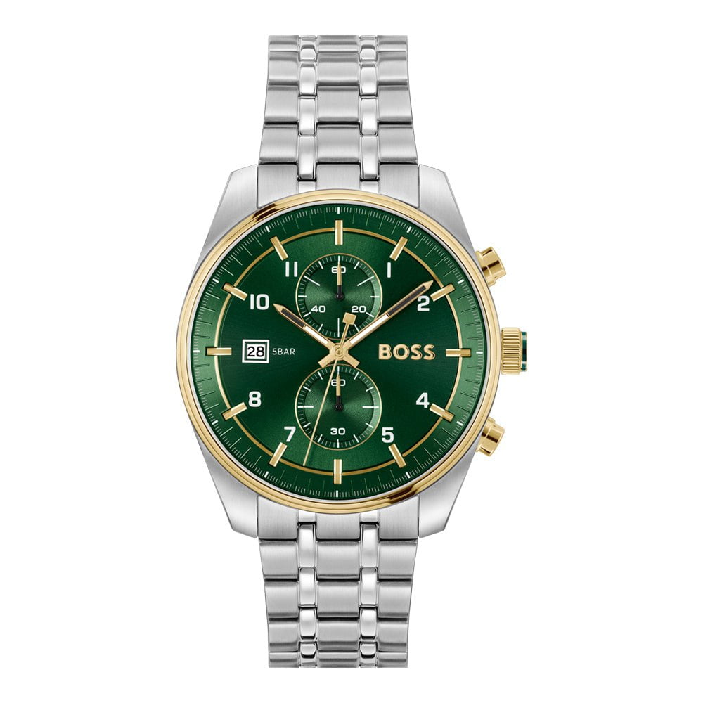 Montre BOSS Homme Skytraveller Chronographe en Acier 1514195
