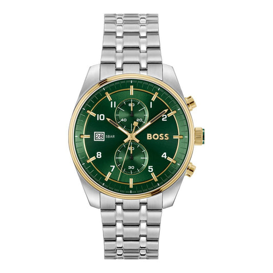 Montre BOSS Homme Skytraveller Chronographe en Acier 1514195