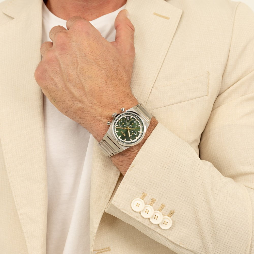 Montre BOSS Homme Candor Chronographe en Acier 1514220
