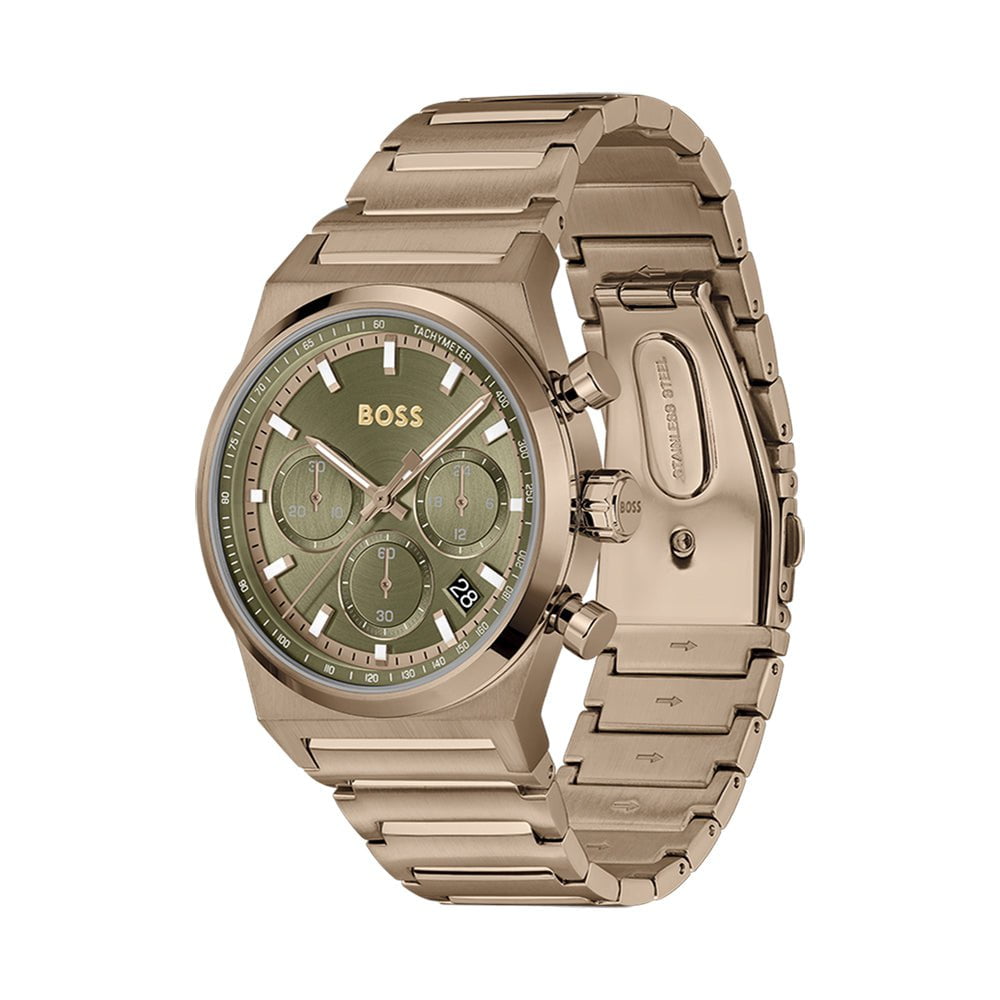 Montre BOSS Homme Candor Chronographe en Acier 1514222