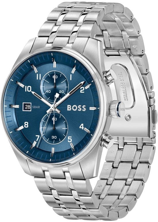 Montre BOSS Homme Skytraveller Chronographe en Acier 1514216