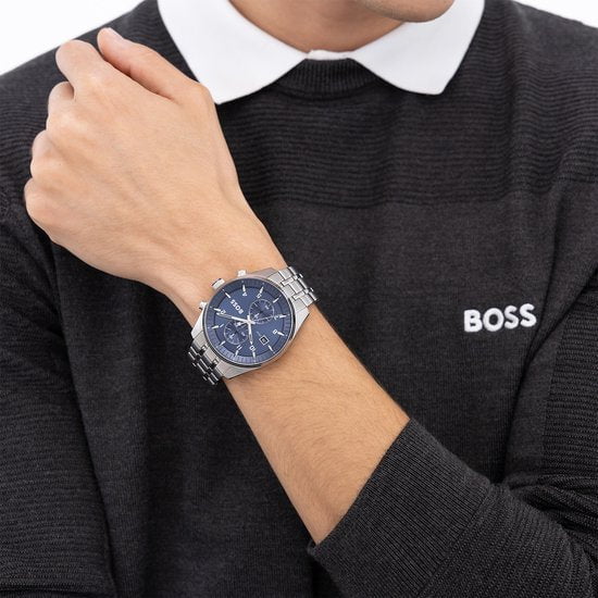 Montre BOSS Homme Skytraveller Chronographe en Acier 1514216