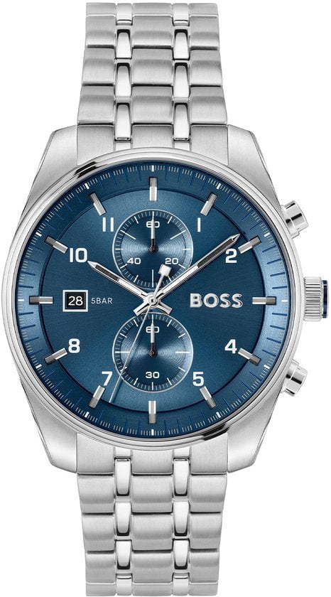 Montre BOSS Homme Skytraveller Chronographe en Acier 1514216