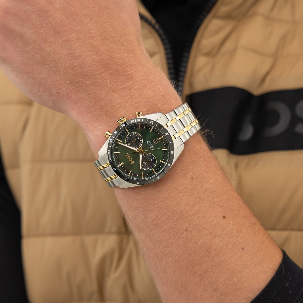 Montre BOSS Homme Tourmaster Chronographe en Acier 1514287
