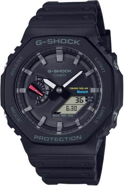 Montre CASIO Homme G-Shock Solaire en Silicone Noir GA-B2100-1AER