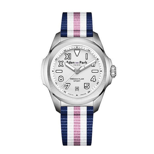 Montre EDEN PARK Homme french Flair Sport EP12250A12BWR