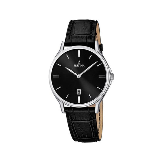 Montre FESTINA Homme Classique en Cuir Noir F16745/5