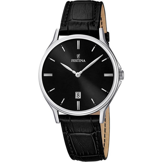 Montre FESTINA Homme Classique en Cuir Noir F16745/5