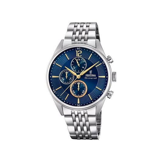 Montre FESTINA Homme Timeless Chronographe en Acier F20285/3