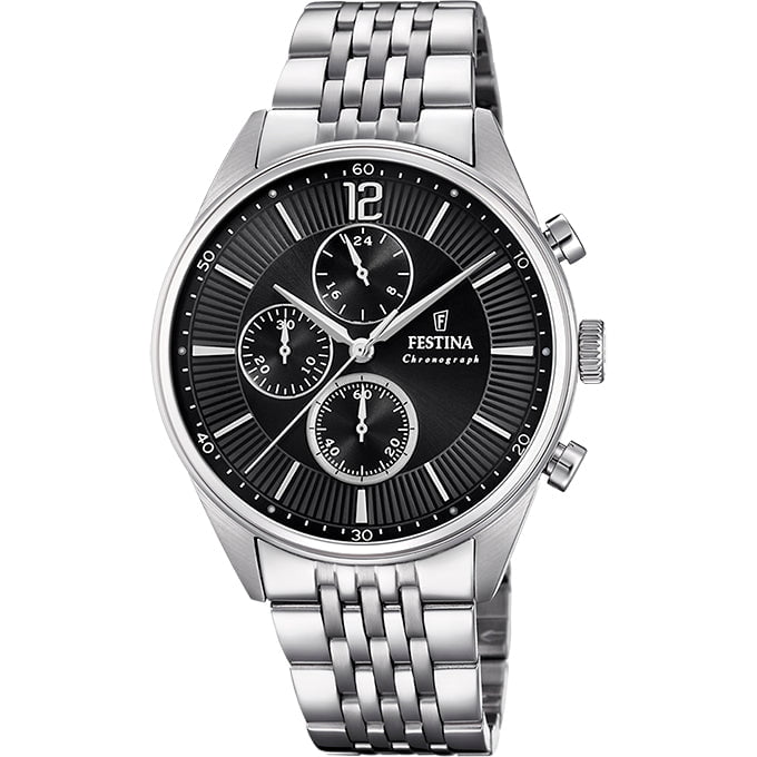Montre FESTINA Homme Timeless Chronographe en Acier F20285/4