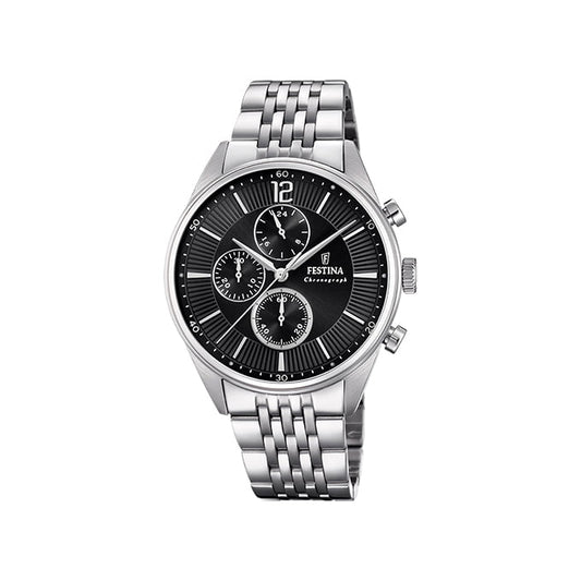 Montre FESTINA Homme Timeless Chronographe en Acier F20285/4
