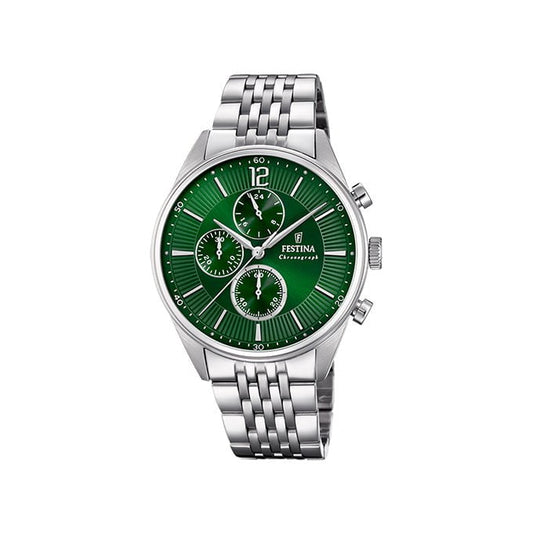 Montre FESTINA Homme Timeless Chronographe en Acier F20285/8