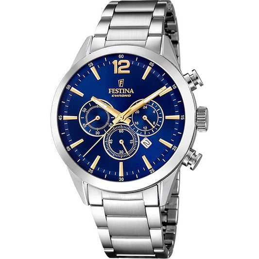 Montre FESTINA Homme Timeless Chonographe en Acier F20343/2