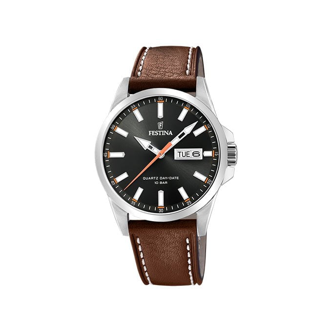 Montre FESTINA Homme Classique en Cuir Marron F20358/2