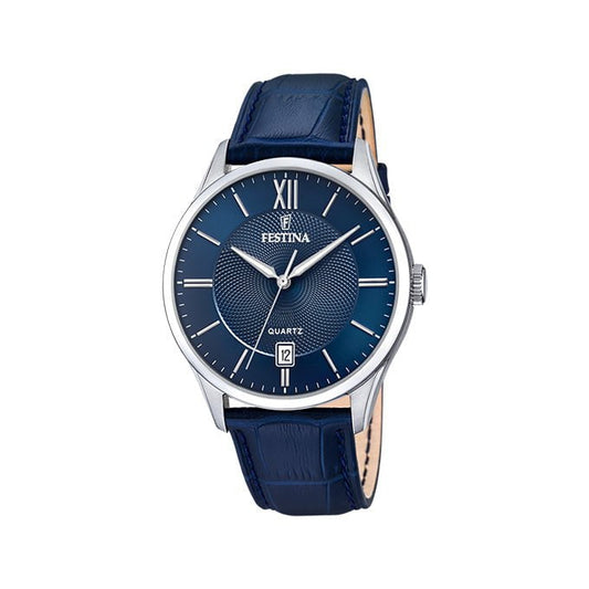 Montre FESTINA Homme Classique en Cuir Bleu F20426/2