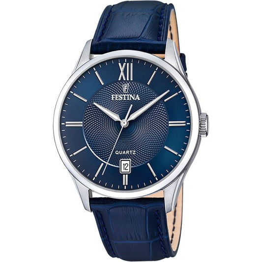 Montre FESTINA Homme Classique en Cuir Bleu F20426/2