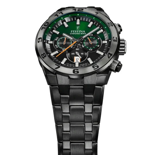 Montre FESTINA Homme Chrono Bike en Acier Noir F20673/2