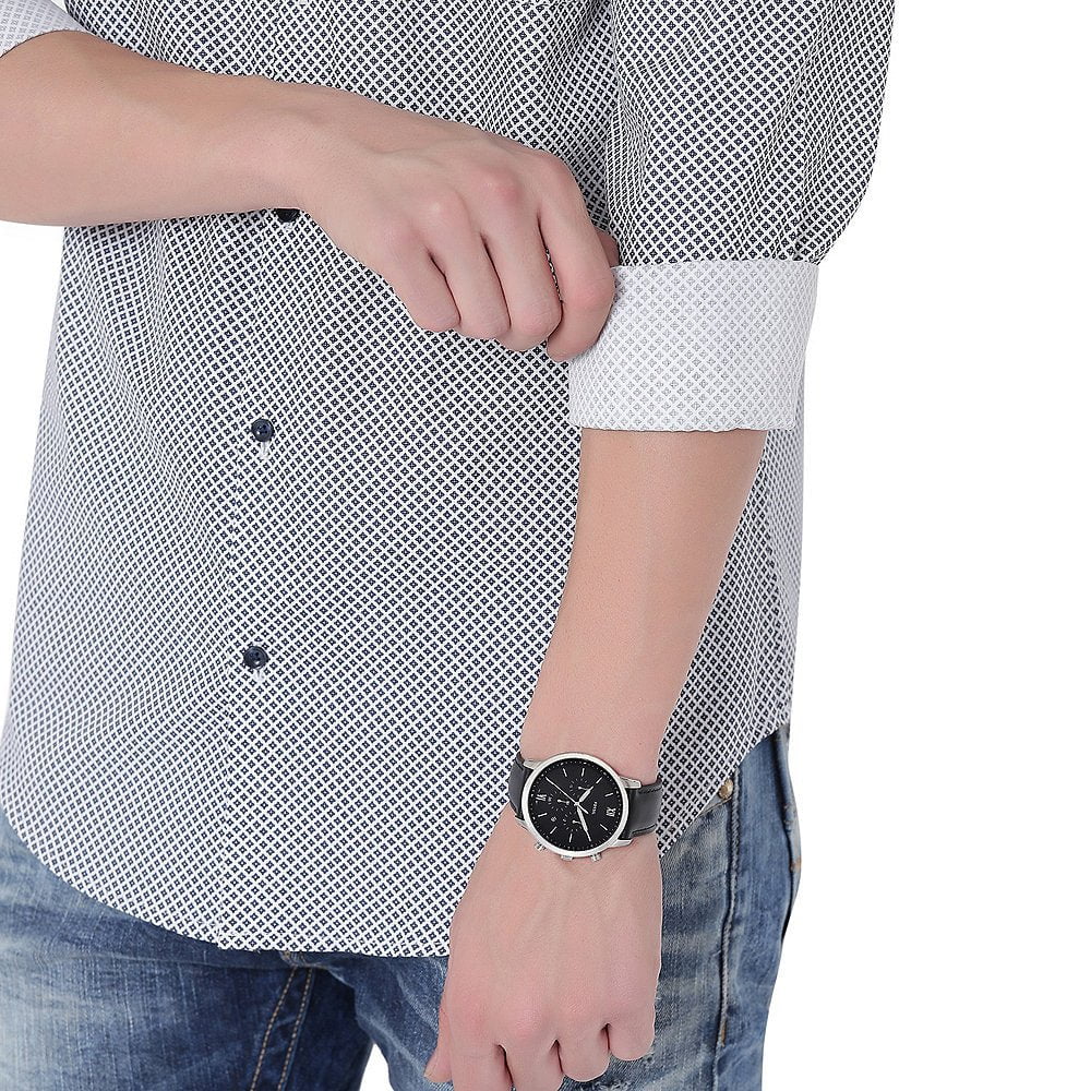 Montre FOSSIL Homme Neutra Chronographe en Cuir FS5452