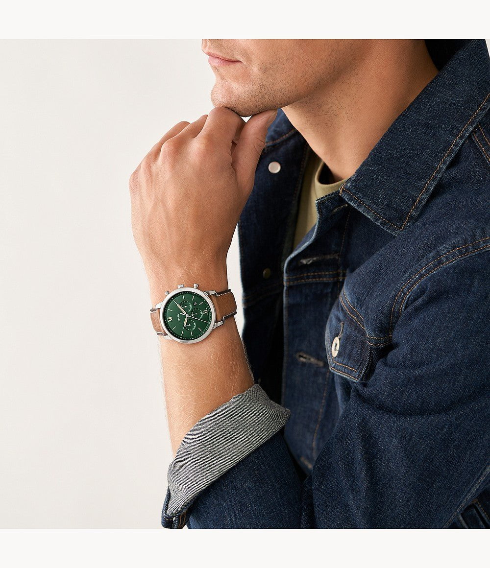 Montre FOSSIL Homme Neutra Chronographe en Cuir FS5963