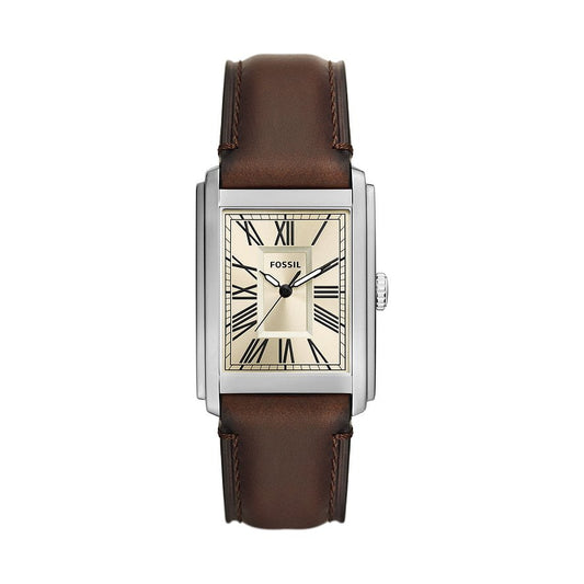 Montre FOSSIL Homme Carraway en Cuir Marron FS6012