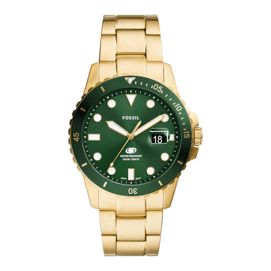 Montre FOSSIL Homme Blue Dive en Acier Doré FS6030