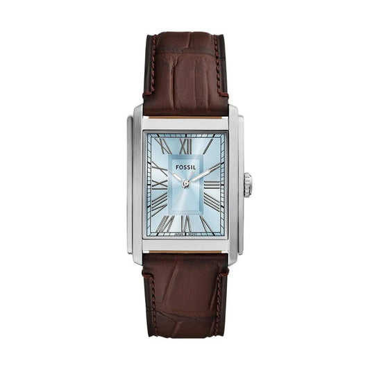 Montre FOSSIL Homme Carraway en Cuir Marron FS6110