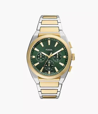 Montre FOSSIL Homme Everett Chronographe en Acier FS6106