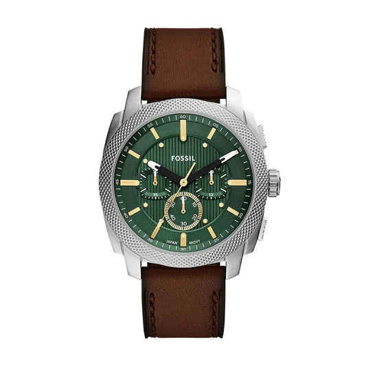 Montre FOSSIL Homme Machine Chronographe en Cuir FS6100