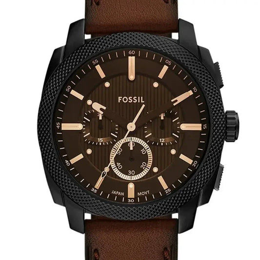 Montre FOSSIL Homme Machine Coffret Montre et Bijoux FS6102SET