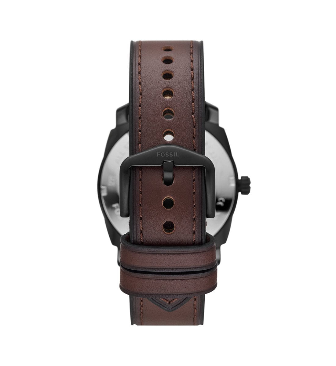 Montre FOSSIL Homme Machine en Cuir Marron FS5901