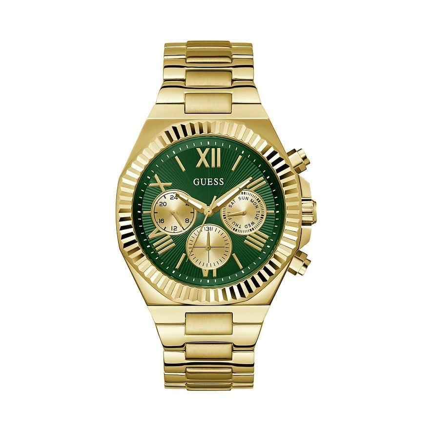Montre GUESS Homme Equity en Acier Doré GW0703G2