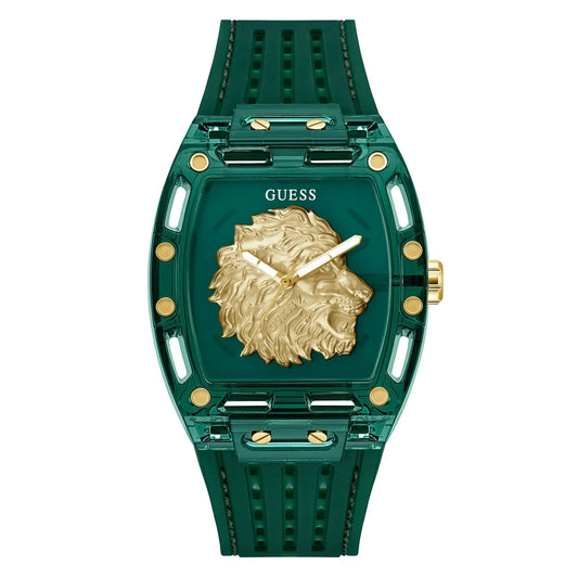 Montre GUESS Homme Phoenix en Silicone Vert GW0959G2