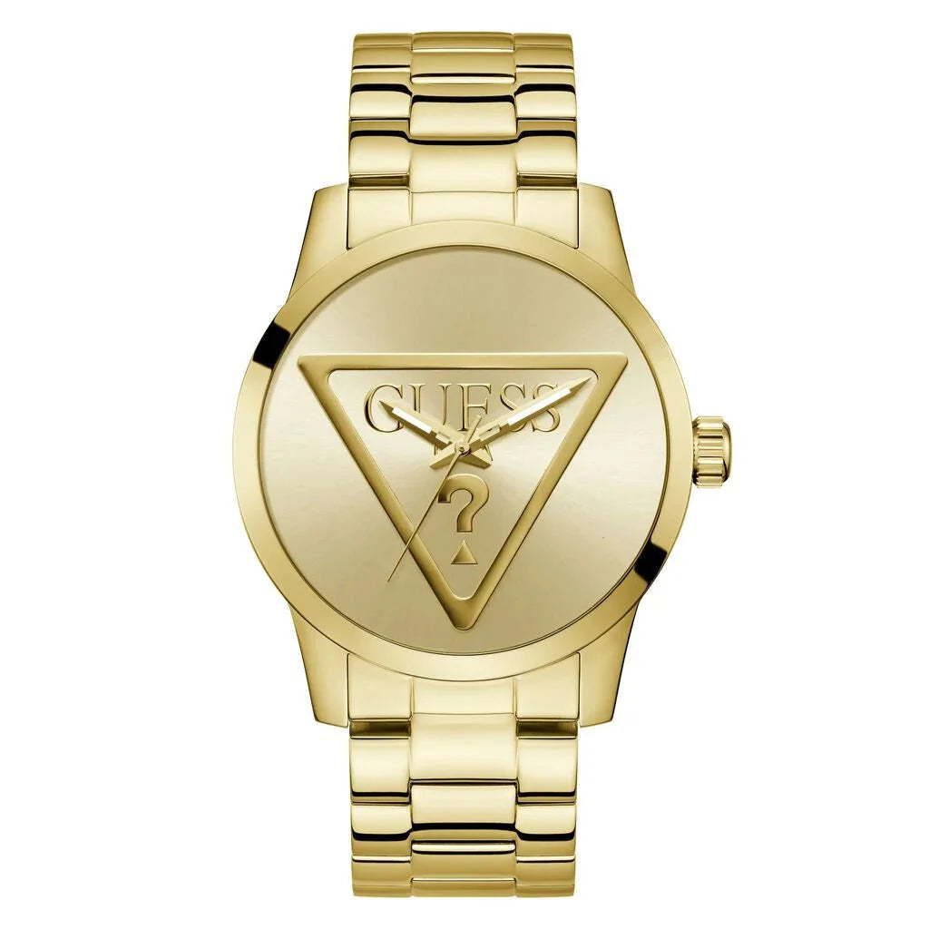 Montre GUESS Homme Badge en Acier Doré GW0782G1