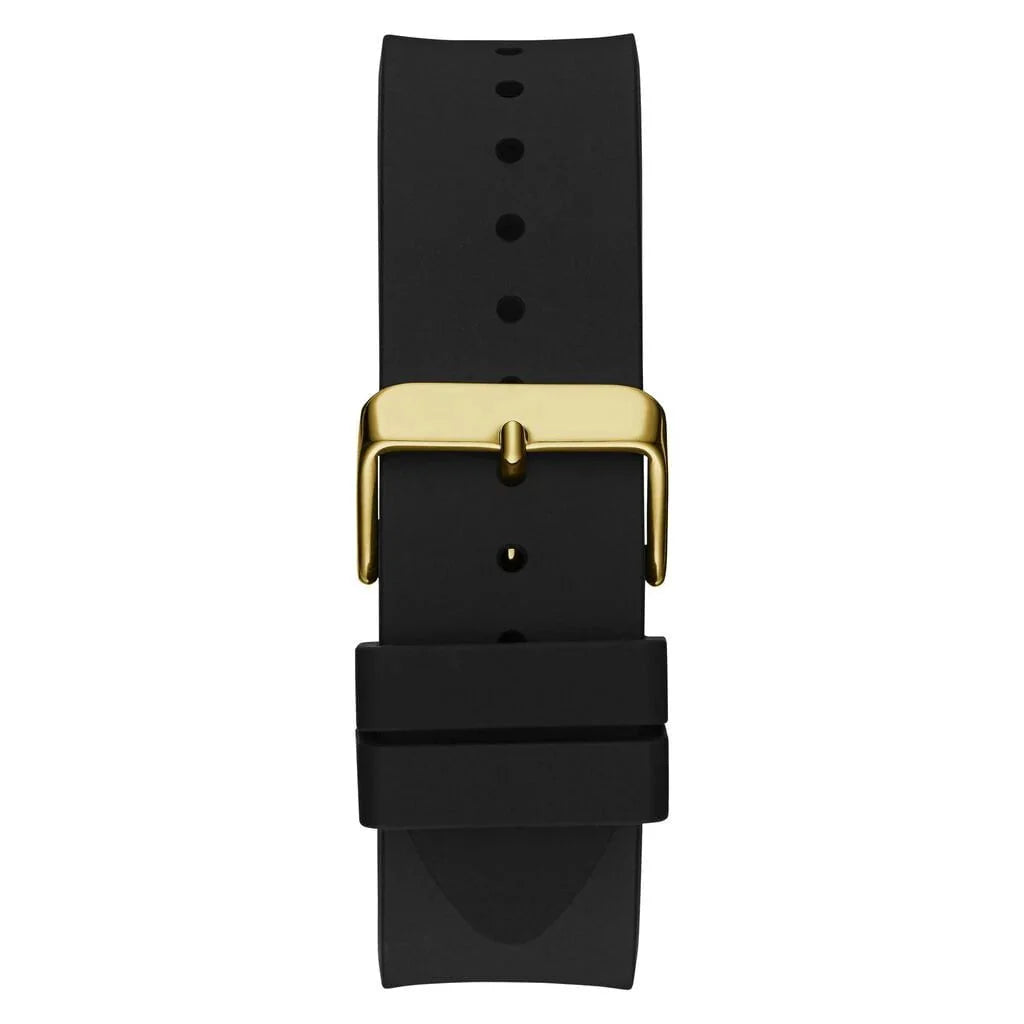 Montre GUESS Homme Badge en Silicone Noir GW0781G4