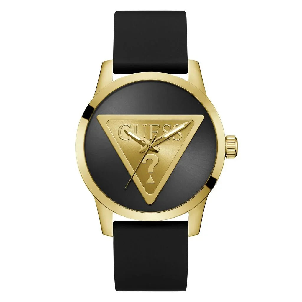 Montre GUESS Homme Badge en Silicone Noir GW0781G4