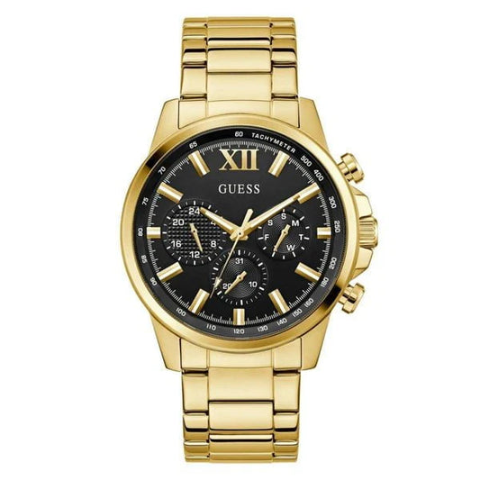 Montre GUESS Homme Walker Multifonction en Acier Doré GW0900G3