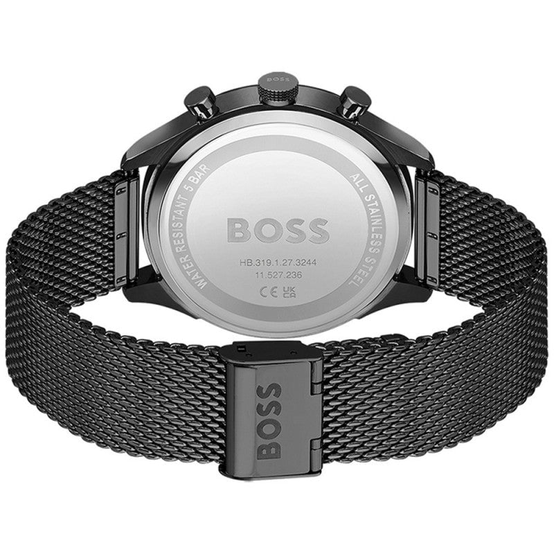 Montre BOSS Homme Gregor en Acier Milanais Noir 1514065