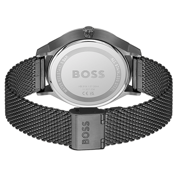 Montre BOSS Homme Business en Acier Milanais Noir 1514105